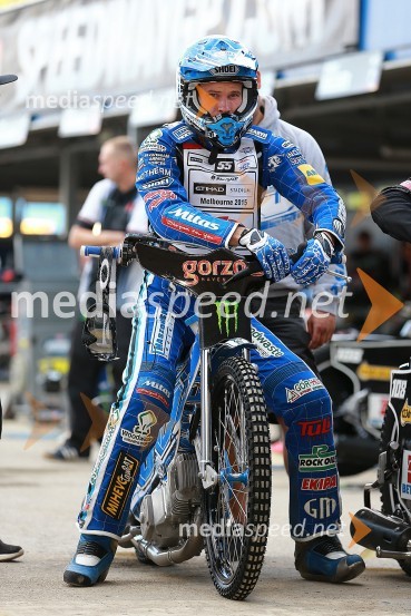  Matej Žagar, speedwayist (Slovenija)Žagar pred dirko na domačem terenu