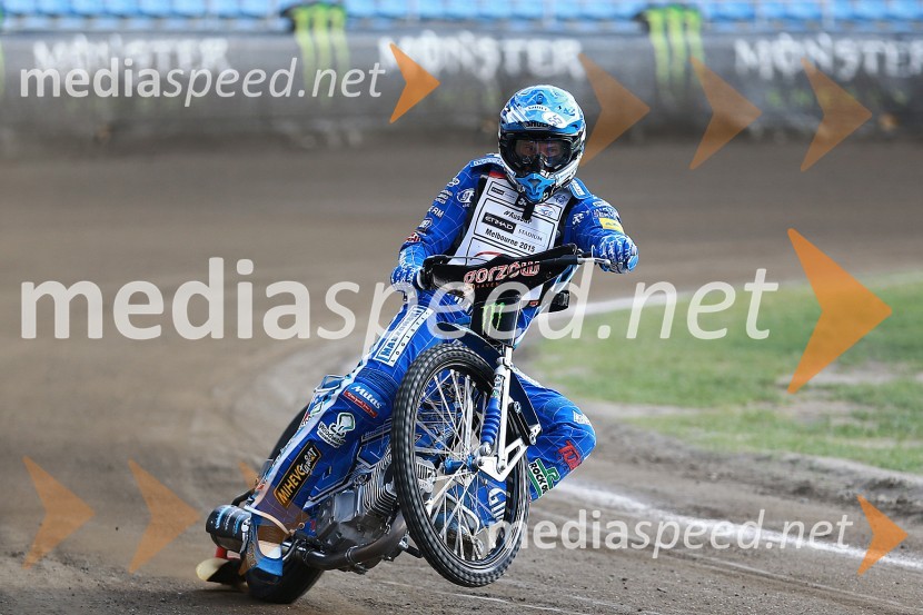  Matej Žagar, speedwayist (Slovenija)Žagar pred dirko na domačem terenu