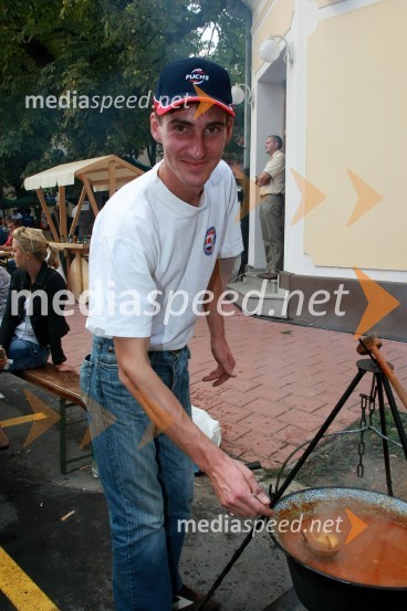 Goran Sobočan, nekdanji spidvejist, ki je kuhal za Speedway Team Lendava
Bogračfest 2007