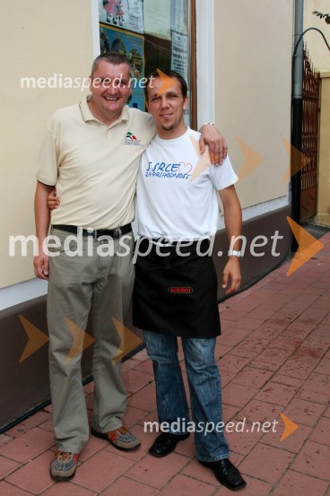 Igor Kolenko, direktor lendavskega turizma in Darko Krajnc, predsednik stranke SMS in kandidat za predsednika RSBogračfest 2007