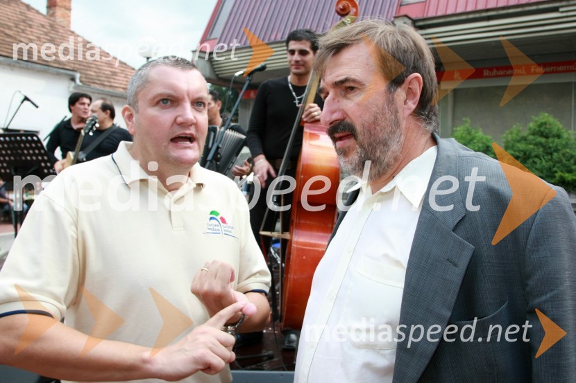 Igor Kolenko, direktor lendavskega turizma in Geza FarkašBogračfest 2007