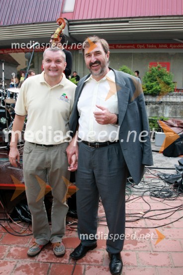 Igor Kolenko, direktor lendavskega turizma in Geza FarkašBogračfest 2007