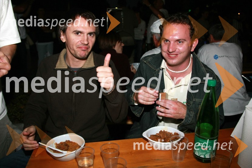 Daniel Pukl in Bojan Horvat , obiskovalca Bogračfesta 2007Bogračfest 2007