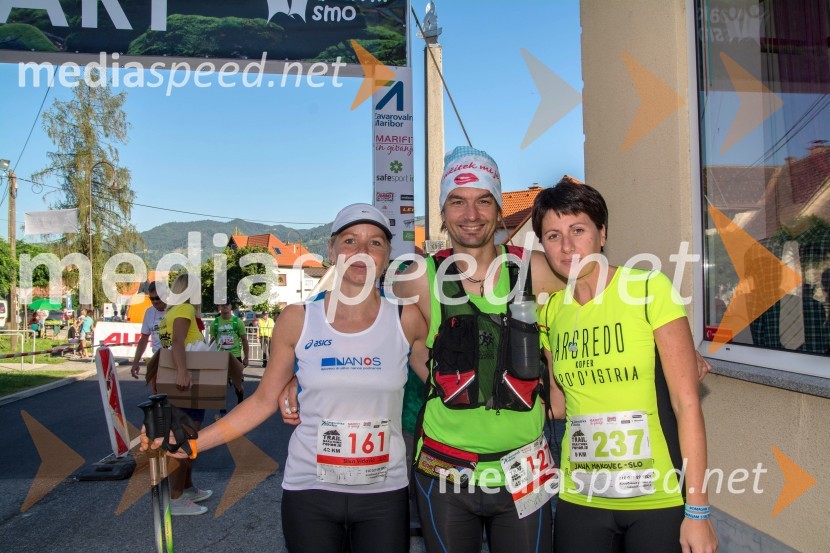  Silva Vidovič, tekačica (161);  Igor Kastelic, tekač (127);  Jana Makovec, tekačica (237)Trail maraton Pohorje