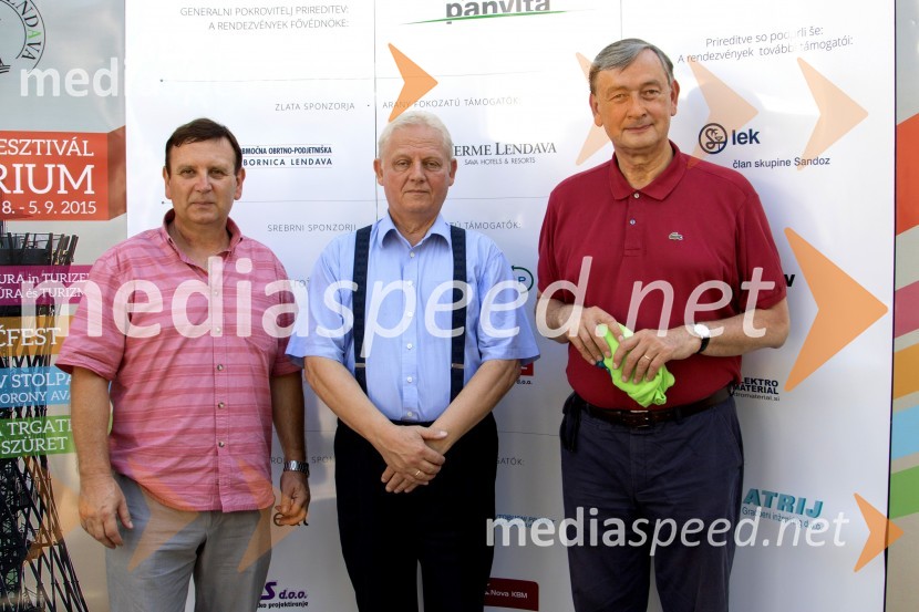 mag. Anton Balažek, župan občine Lendava;  István Tarlós, župan mesta Budimpešta ;  Danilo Türk, nekdanji predsednik Republike Slovenije, častni pokrovitelj BogračfestaBogračfest 2015 postregel z rekordnim številom obiskovalcev in tekmovalnih ekip