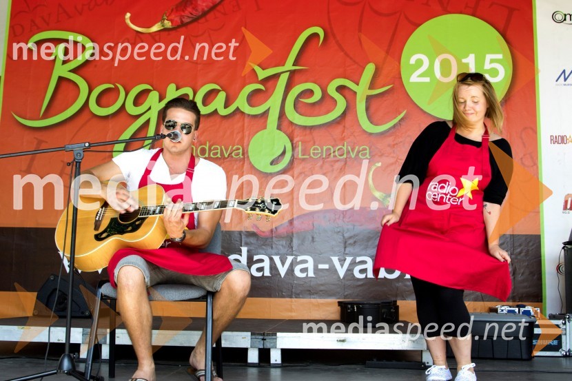  Tim Kores - Kori, glasbenik;  Tanja Kocman, stand up komičarkaBogračfest 2015 postregel z rekordnim številom obiskovalcev in tekmovalnih ekip