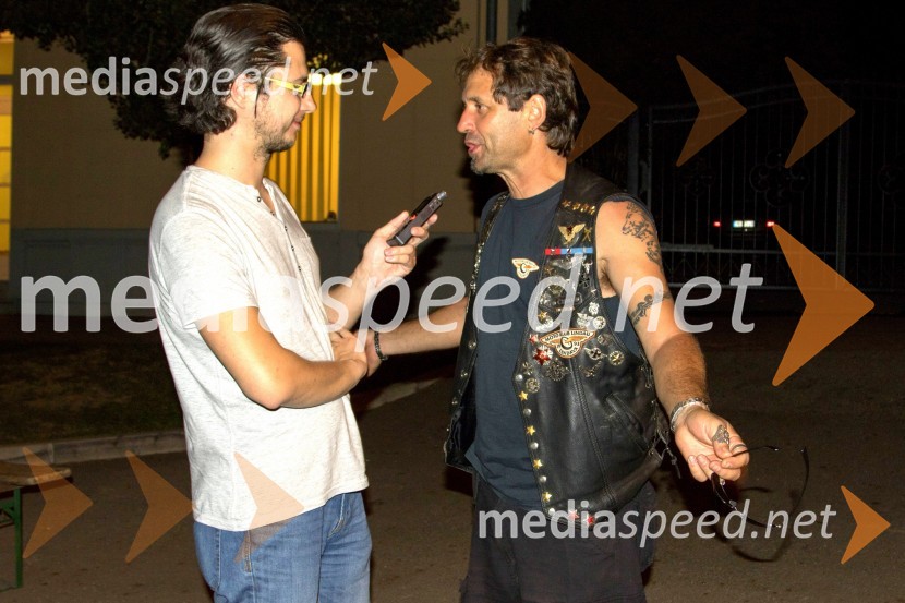  Aljaž Mejal, radijski moderator;  Jožef Činč, vodja ekipe Moto kluba Lindau Lendava Bogračfest 2015 postregel z rekordnim številom obiskovalcev in tekmovalnih ekip