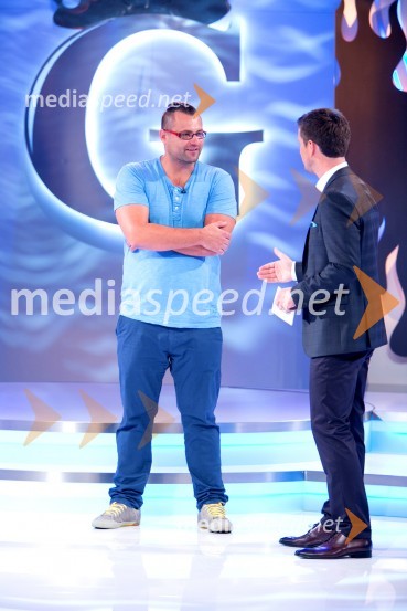  Tomaš Javurek, tekmovalec v šovu Gostilna išče šefa ;  Boštjan Romih, televizijski voditeljGostilna išče šefa, začetek nove sezone