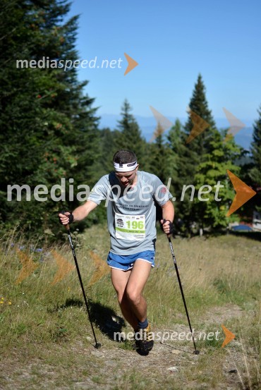  Denis Ulbl, tekač (196)Trail maraton Pohorje
