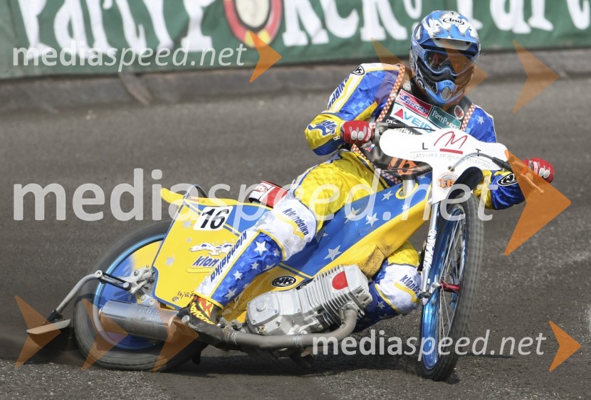 Grigorij Laguta (Latvija)SPEEDWAY GRAND PRIX, VN LATVIJE, trening