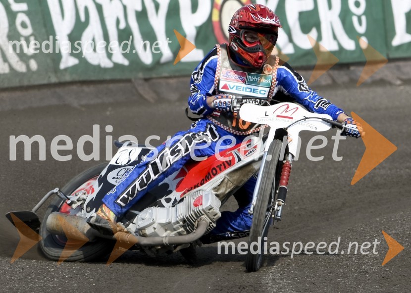 Maksims Bodganovs (Latvija)SPEEDWAY GRAND PRIX, VN LATVIJE, trening