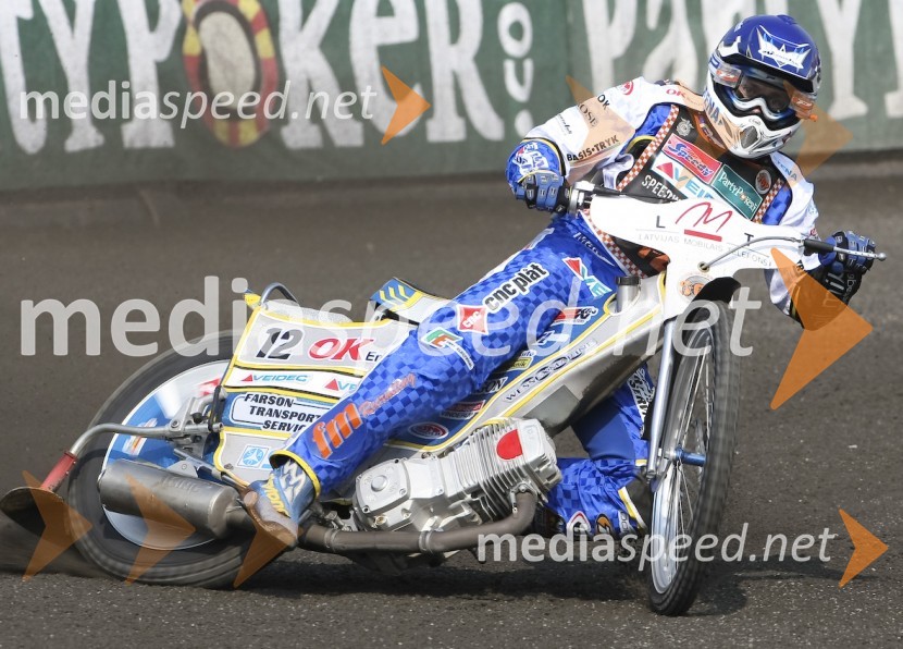 Bjarne Pedersen (Danska)SPEEDWAY GRAND PRIX, VN LATVIJE, trening