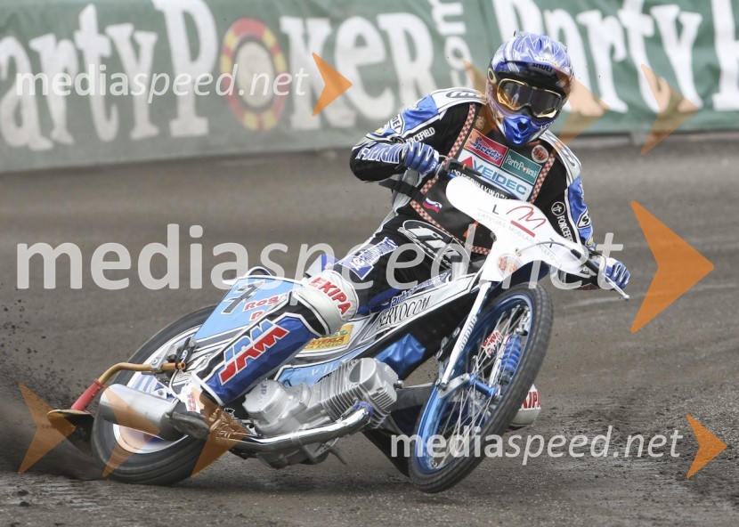 Matej Žagar (Slovenija)SPEEDWAY GRAND PRIX, VN LATVIJE, trening