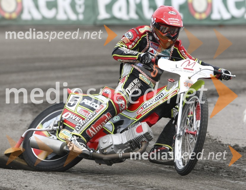 Leigh Adams (Avstralija)SPEEDWAY GRAND PRIX, VN LATVIJE, trening
