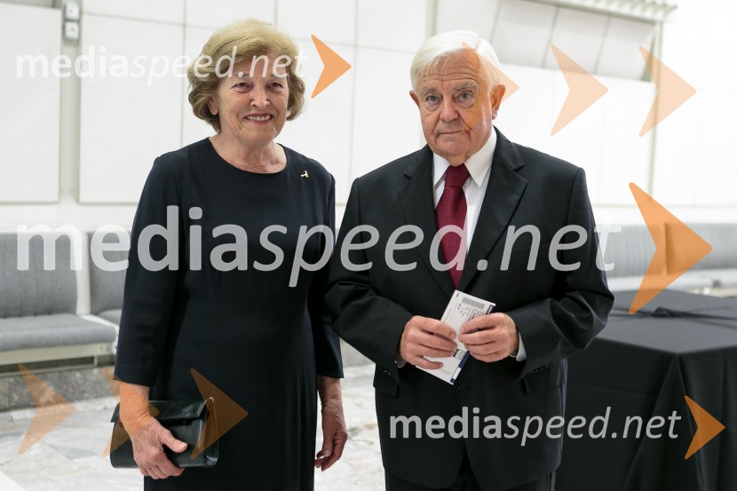  Štefka Kučan;  Milan Kučan, nekdanji predsednik Republike SlovenijeTurandot, opera