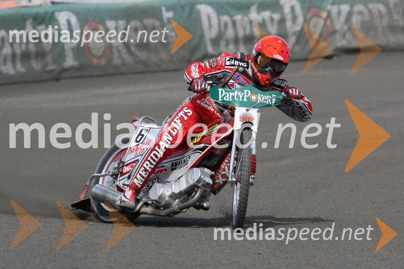 Hans Andersen (Danska)SPEEDWAY GRAND PRIX, VN Češke 2007, trening