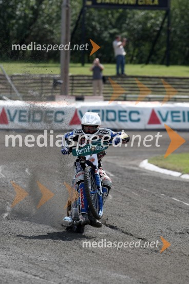 Matej Žagar (Slovenija)SPEEDWAY GRAND PRIX, VN Češke 2007, trening