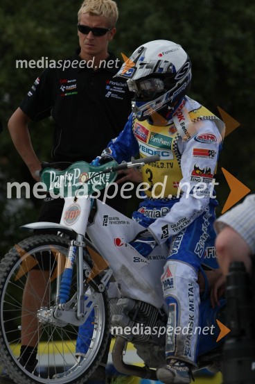Nicki Pedersen (Danska)SPEEDWAY GRAND PRIX, VN Češke 2007, trening