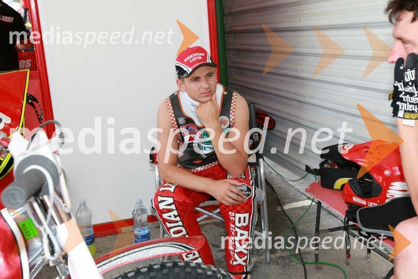 Wieslaw Jagus (Poljska)SPEEDWAY GRAND PRIX, VN Češke 2007, trening