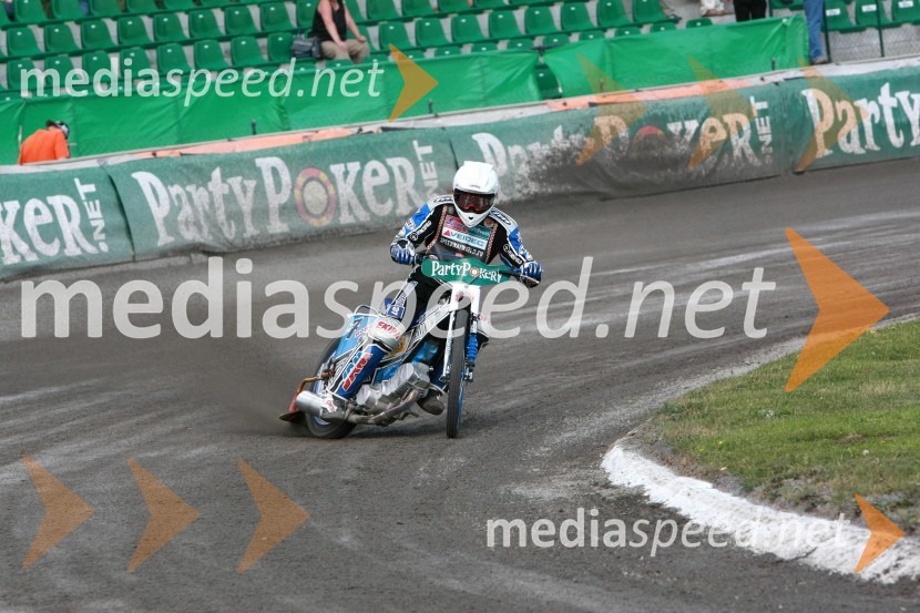Matej Žagar (Slovenija)SPEEDWAY GRAND PRIX, VN Češke 2007, trening