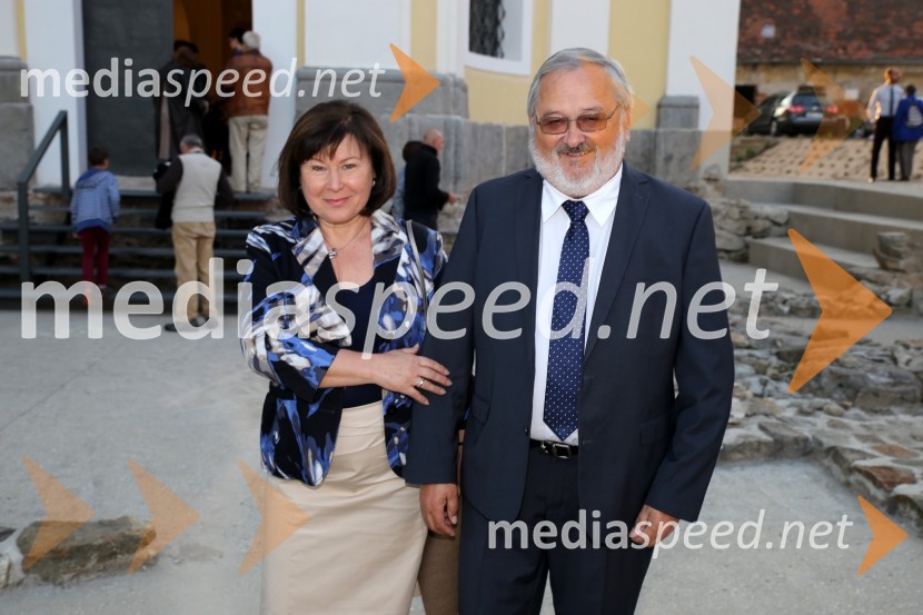  Jolanda Tičar; prof. dr. Igor Tičar, rektor, Univerza v MariboruOtvoritev prenovljene Minoritske cerkve