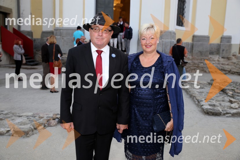 dr. Andrej Fištravec, župan, Mestna občina Maribor;  Irena Polak FištravecOtvoritev prenovljene Minoritske cerkve