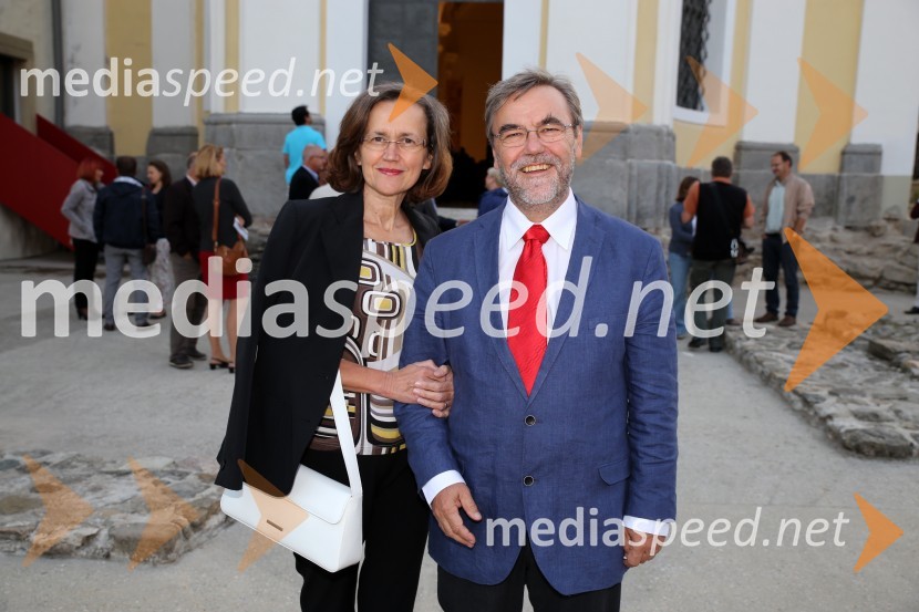  Nilda Luketič; mag. Zdravko Luketič, podžupan, Mestna občina MariborOtvoritev prenovljene Minoritske cerkve