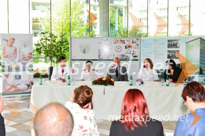 prof.dr  Igor But, ginekolog in porodničar;  Petra Žohar,  dr. med., specialistka interne medicine – kardiologinja;  Marko  Lenček, direktor, Medical center Rogaška;  Suzana Lazarova, dr. med., spec. interne medicine;  ... Medical center Rogaška z obnovo zgradbe Terapija in inovativnimi zdravstvenimi programi