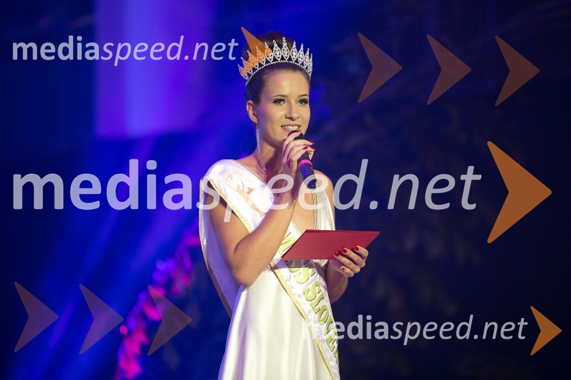  Julija Bizjak, Miss Slovenije 2014, model Atlantisa in miss osebnostMiss Slovenije 2015 je Mateja Kociper