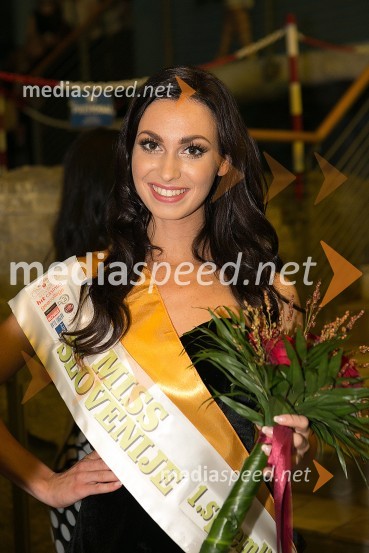  Patricia Koželj, 1. spremljevalka, Miss Slovenije 2015Miss Slovenije 2015 je Mateja Kociper
