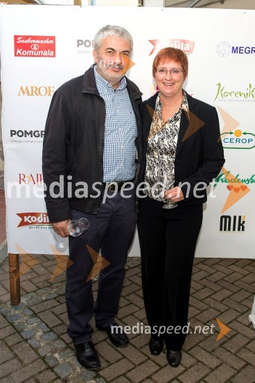  Damjan Jerič, vinar, vina Jerič;  Karmen JeričFestival prekmurske šunke in gibanice 2015