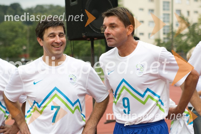  Džoni Novak, nekdanji nogometaš;  Sašo Udovič, nekdanji nogometašLegende za Mišo, dobrodelna nogometna tekma