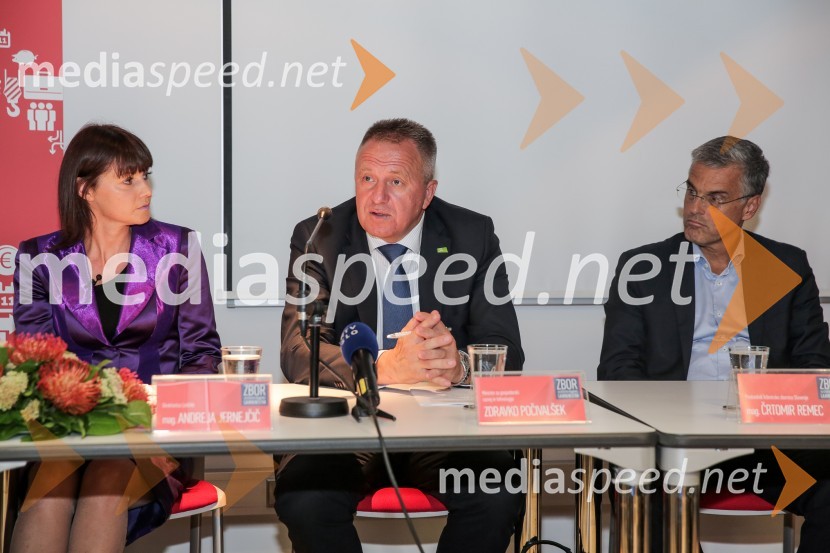 mag. Andreja  Jernejčič, direktorica podjetja Lin&Nil;  Zdravko Počivalšek, minister za gospodarski razvoj in tehnologijo; mag. Črtomir Remec, predsednik Inženirske zbornice SlovenijeFormule uspeha in vizija v gradbeništvu, okrogla miza