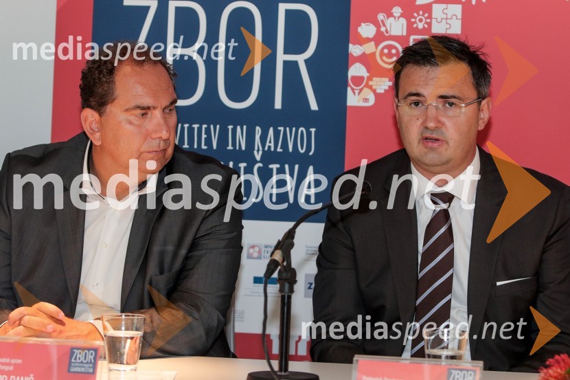  Igor Banič, predsednik uprave SGP Pomgrad;  Mirko Požar, Predsednik Zbornice za gradbeništvo SlovenijeFormule uspeha in vizija v gradbeništvu, okrogla miza