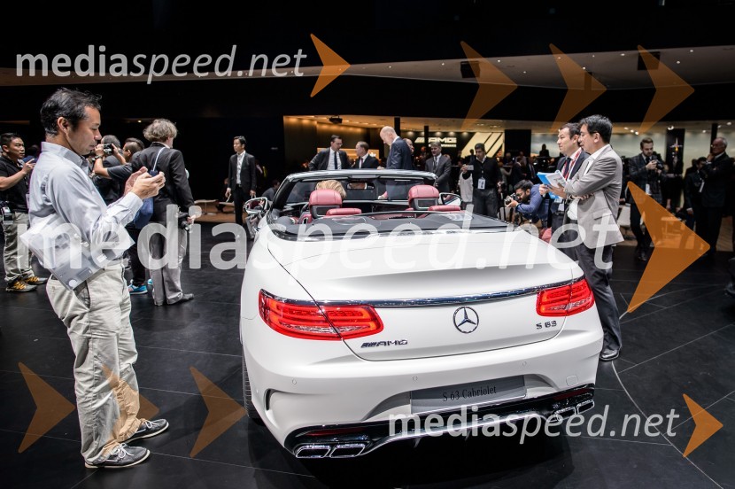 Mercedes-Benz S CabrioletMednarodni avtomobilski salon v Frankfurtu 2015