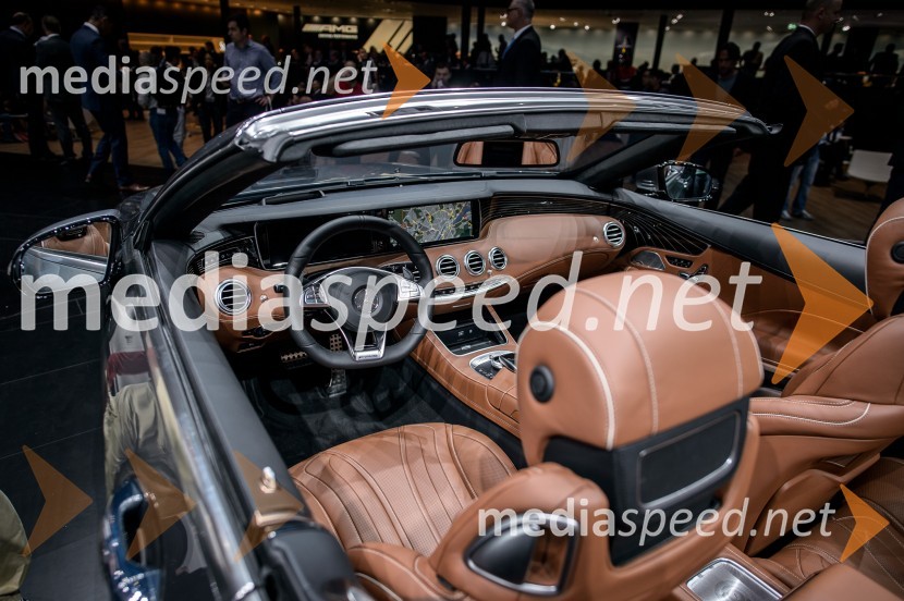 Mercedes-Benz S CabrioletMednarodni avtomobilski salon v Frankfurtu 2015