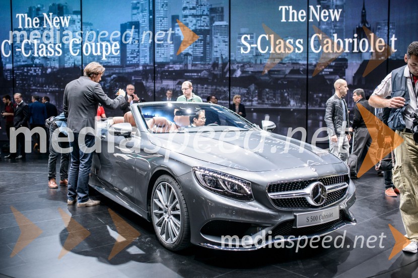 Mercedes-Benz S CabrioletMednarodni avtomobilski salon v Frankfurtu 2015