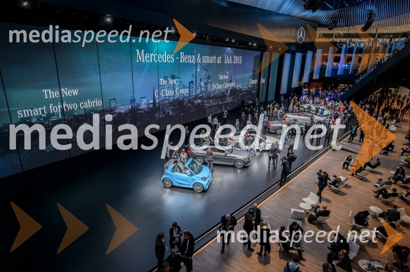 Smart in Mercedes-Benz Mednarodni avtomobilski salon v Frankfurtu 2015