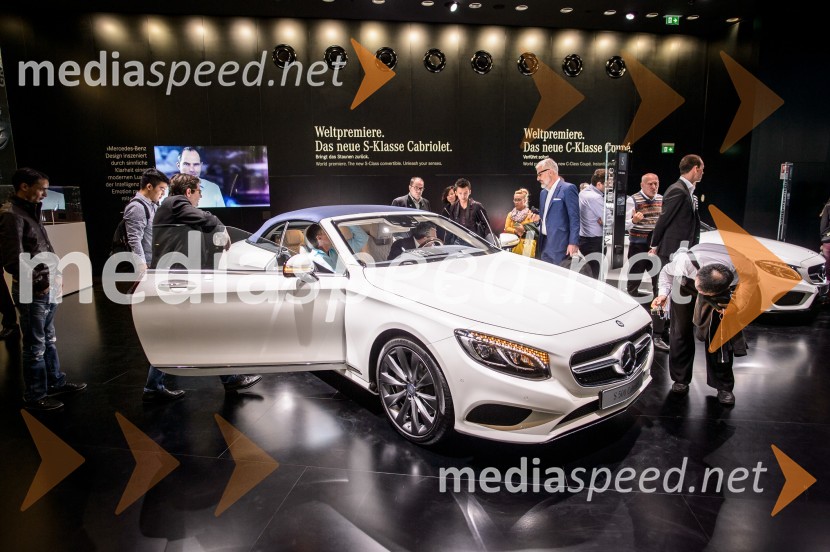 Mercedes-Benz S CabrioletMednarodni avtomobilski salon v Frankfurtu 2015