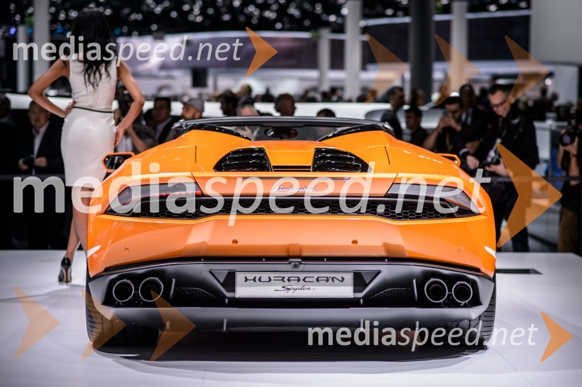 Lamborghini Hurican SpyderMednarodni avtomobilski salon v Frankfurtu 2015