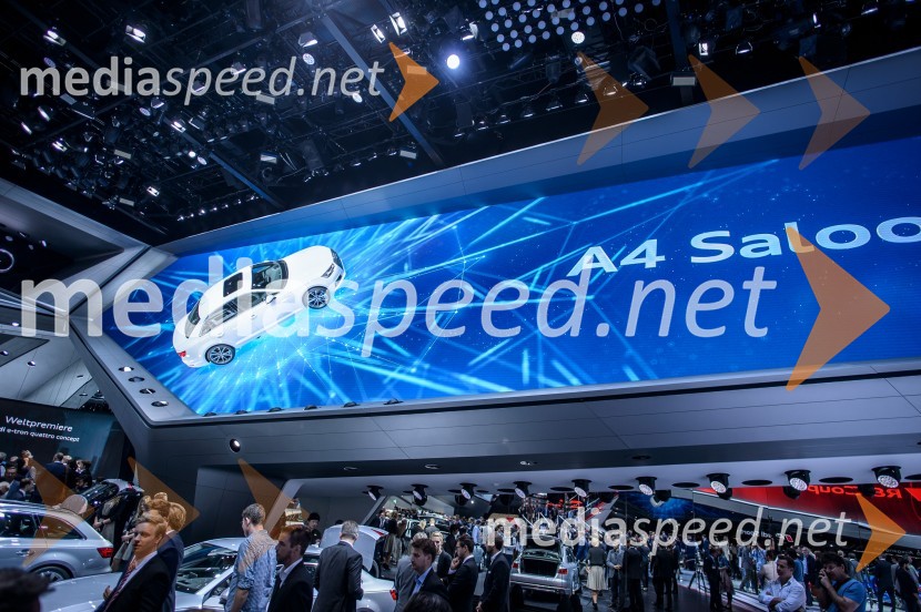Predstavitev novega Audi A4Mednarodni avtomobilski salon v Frankfurtu 2015