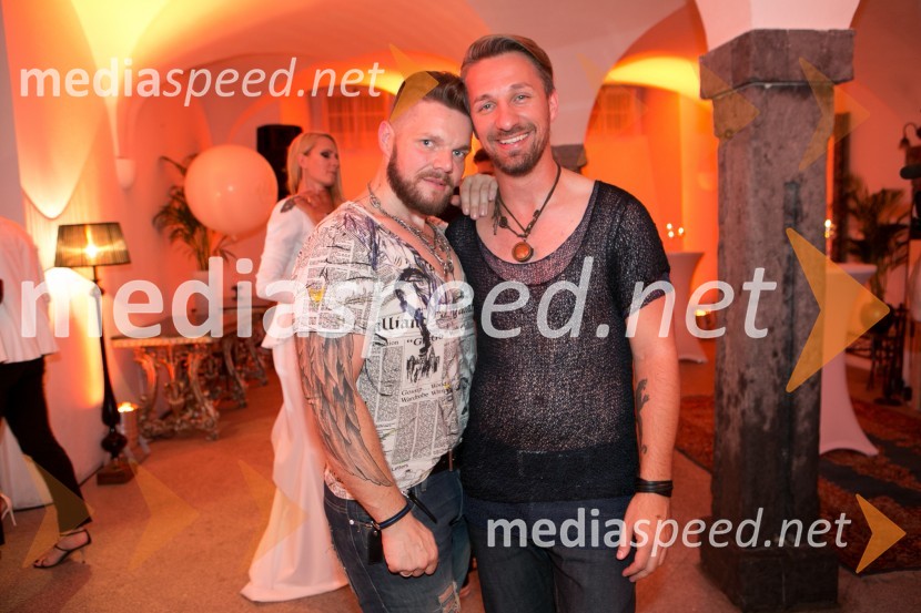  Luka Luka Simšič, vizažist;  Benjamin Kračun, Penzion KračunPredstavitev parfuma MySpirit by Rebeka Dremelj