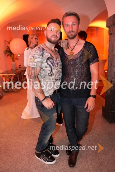  Luka Luka Simšič, vizažist;  Benjamin Kračun, Penzion KračunPredstavitev parfuma MySpirit by Rebeka Dremelj