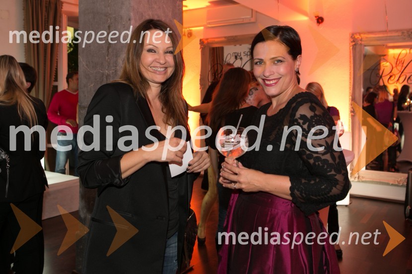  Anja Rupel, pevka;  Nuška Drašček, pevkaPredstavitev parfuma MySpirit by Rebeka Dremelj