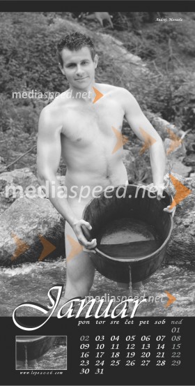 Januar - Andrej, Moravče
Koledar Fantje slovenskega podeželja 2006Koledar Fantje slovenskega podeželja 2006