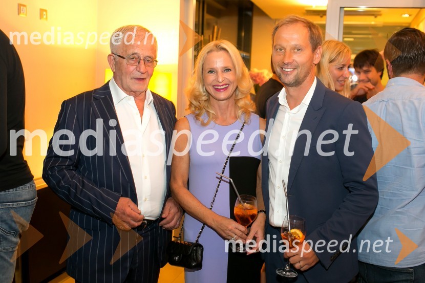 dr. Peter  Čeferin, pravnik, pisatelj;  Diana Dimnik, zdravnica;  Patrik  RozinaSunny party ob 25-letnici Sunny Studia