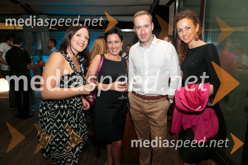  Nataša Đukelić, marketing Telemach;  Suzana Praznik, direktorica, Cas Media d.o.o.;  Milan Kosorić, direktor, Total TV;  Anja Bizjak, B2C marketing manager RenaultE-Media, 10 let