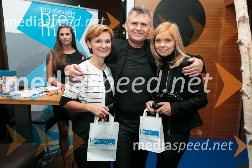  Petra Ilec Udovič, Agencija Magnet;  Emil Temimovič, direktor, E-Media d.o.o.;  Ivana Lucija Kotnik, Agencija MagnetE-Media, 10 let