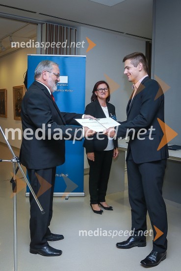 prof. dr. Igor Tičar, rektor, Univerza v Mariboru;  ... 40 let Univerze v Mariboru, otvoritev razstave