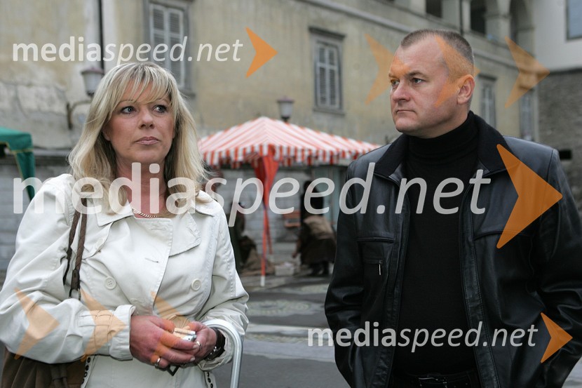Otvoritev festivala: Tatjana Mileta, direktorica GIZ-a in mestna svetnica MOM-a in Franc Kangler, župan MariboraŠpasFest 2007